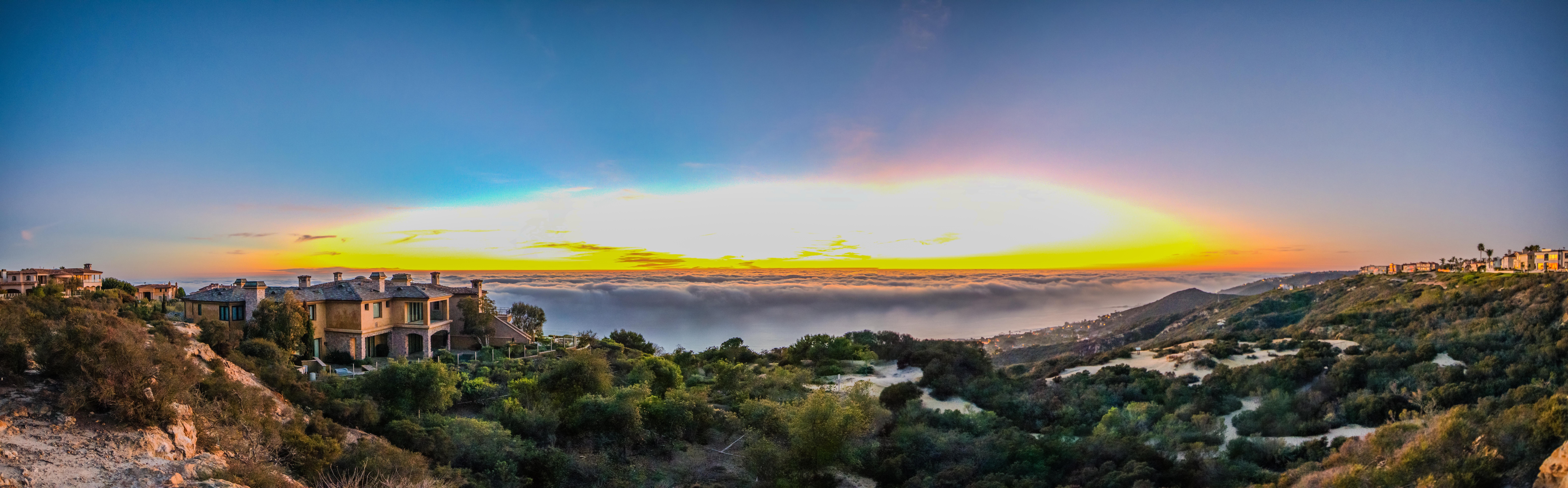 Sunset & Fog